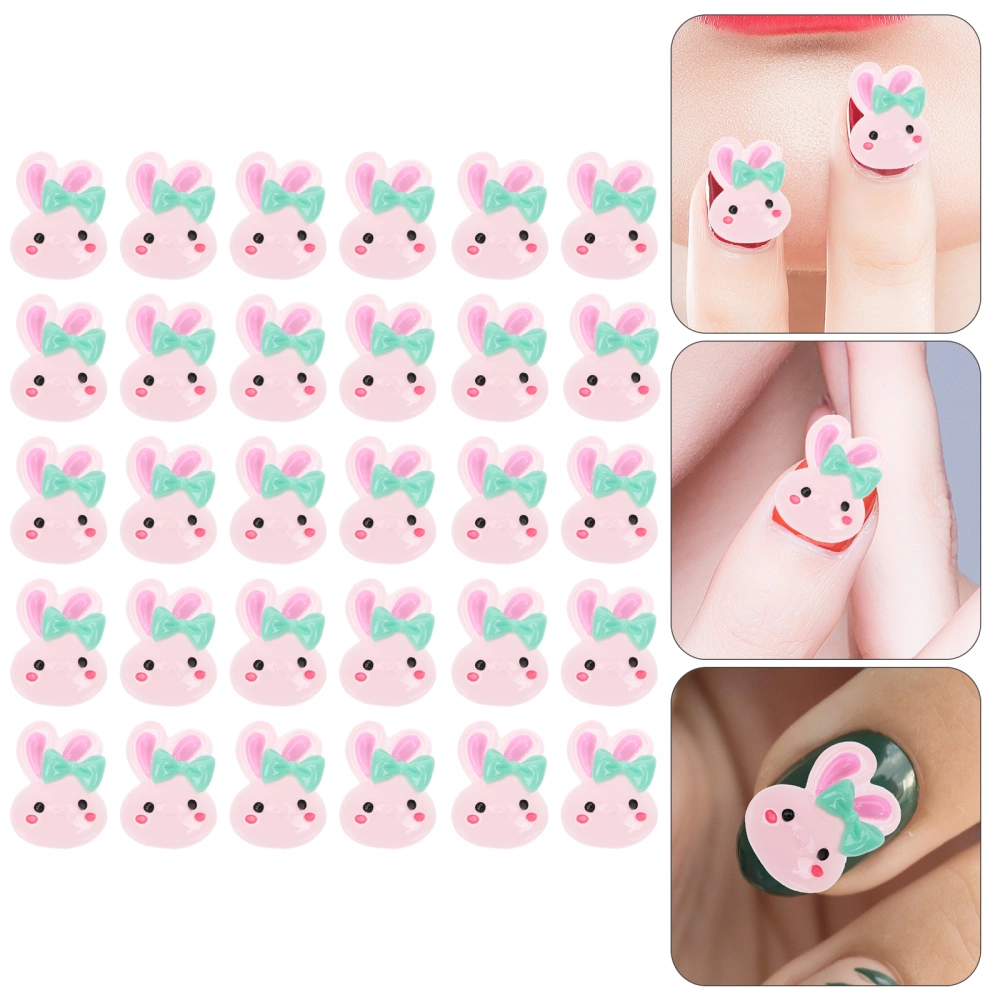 30Pcs Nail Art DIY Cartoon Ornament Nail Ornament for Women Nail Decor