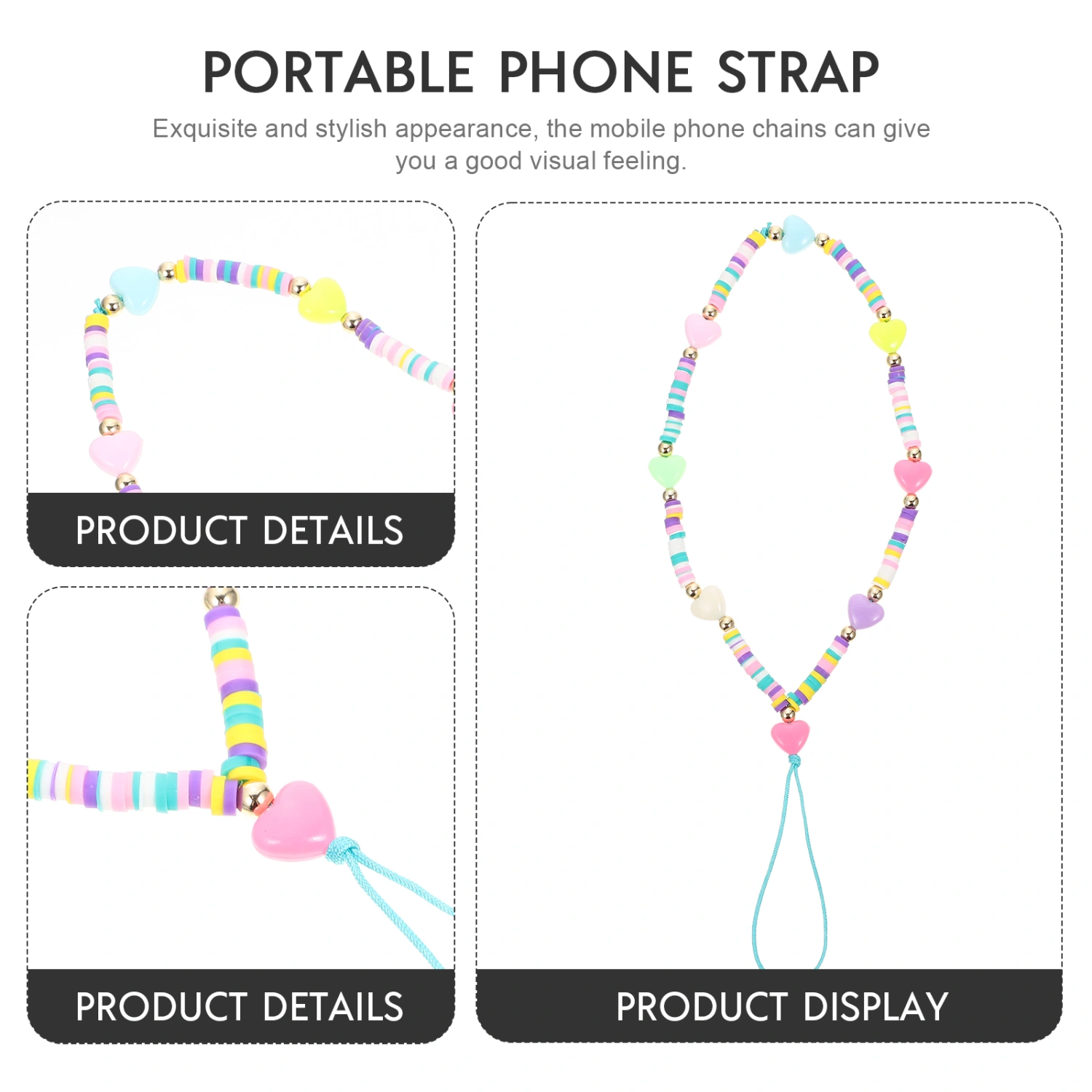 Cell Phone Lanyard Anti-lost Mobile Phone Hanging Chain Practical Phone Lanyard