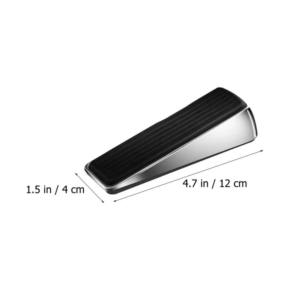 2pcs Zinc Alloy Door Stopper Movable Door Plug Door Wedge Tool Supplies