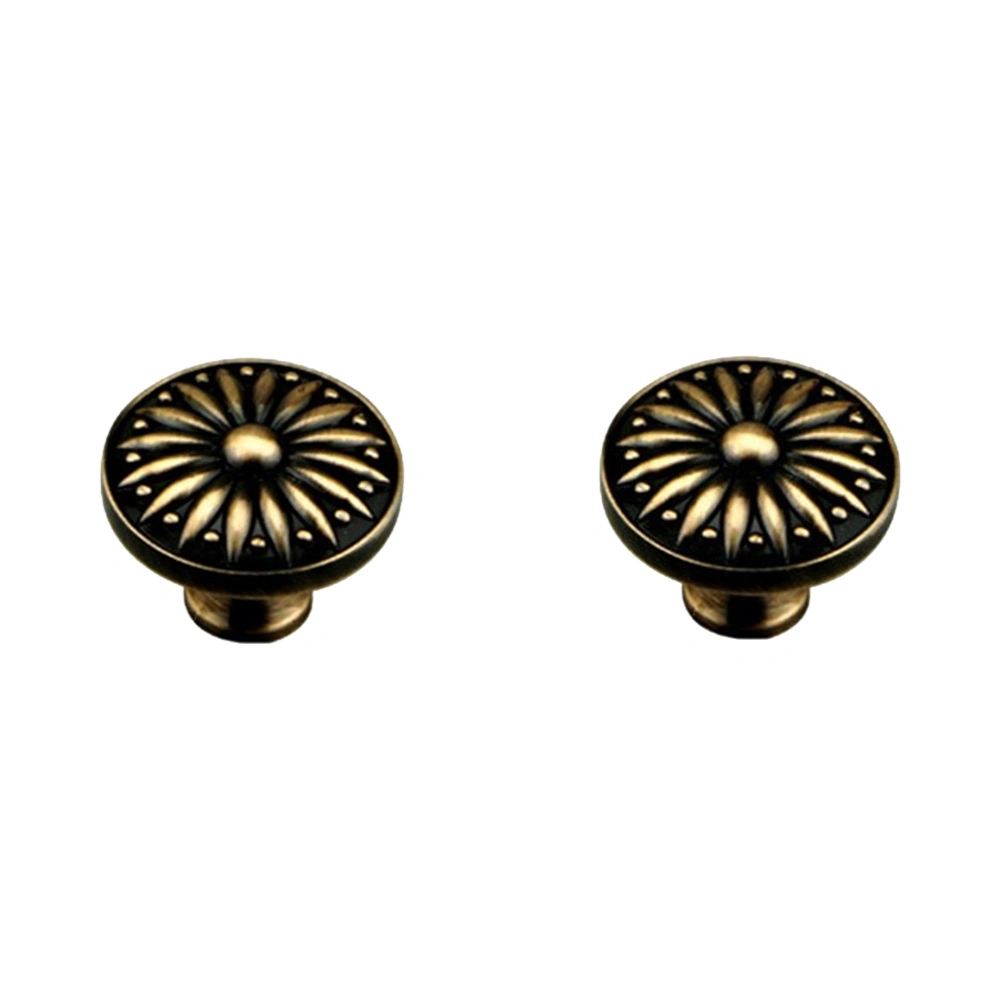 2pcs Furniture Drawer Handle Zinc Alloy Wardrobe Grips Cupboard Door Knobs