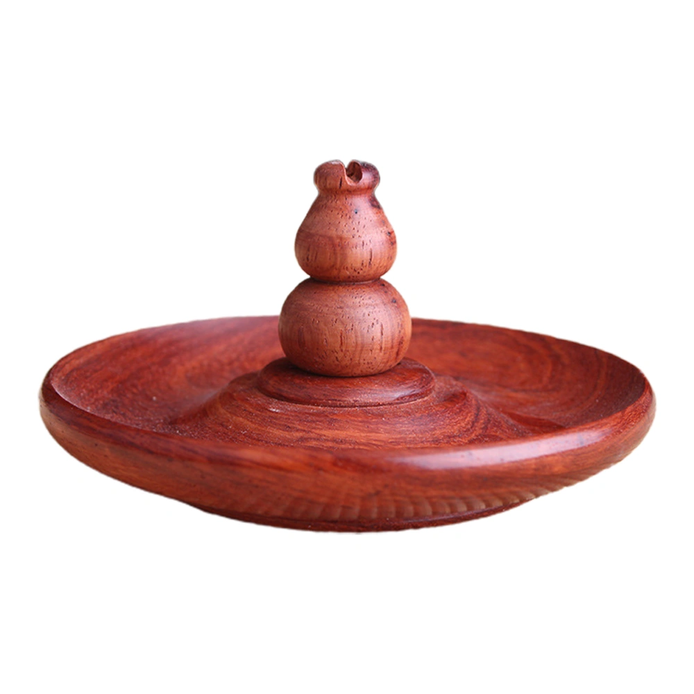 Rosewood Wood Bump Gourd Mosquito Coil Incense Holder Buddha Insert Incense Stick Burner Rack Ornament for Home Tearoom Hotel Study