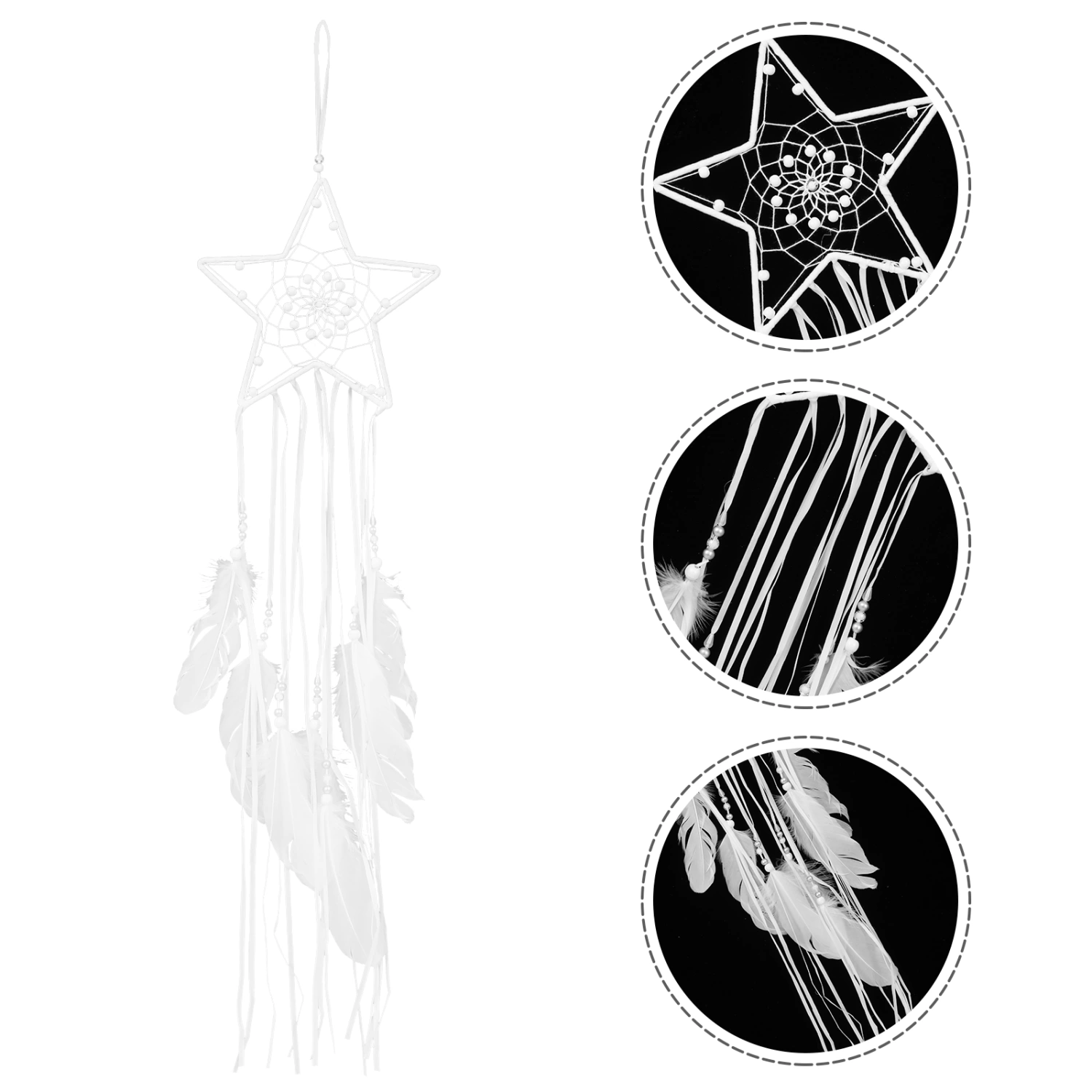 Luminous Dream Catcher Car Hanging Pendant Car Suspension Home Decor Ornaments