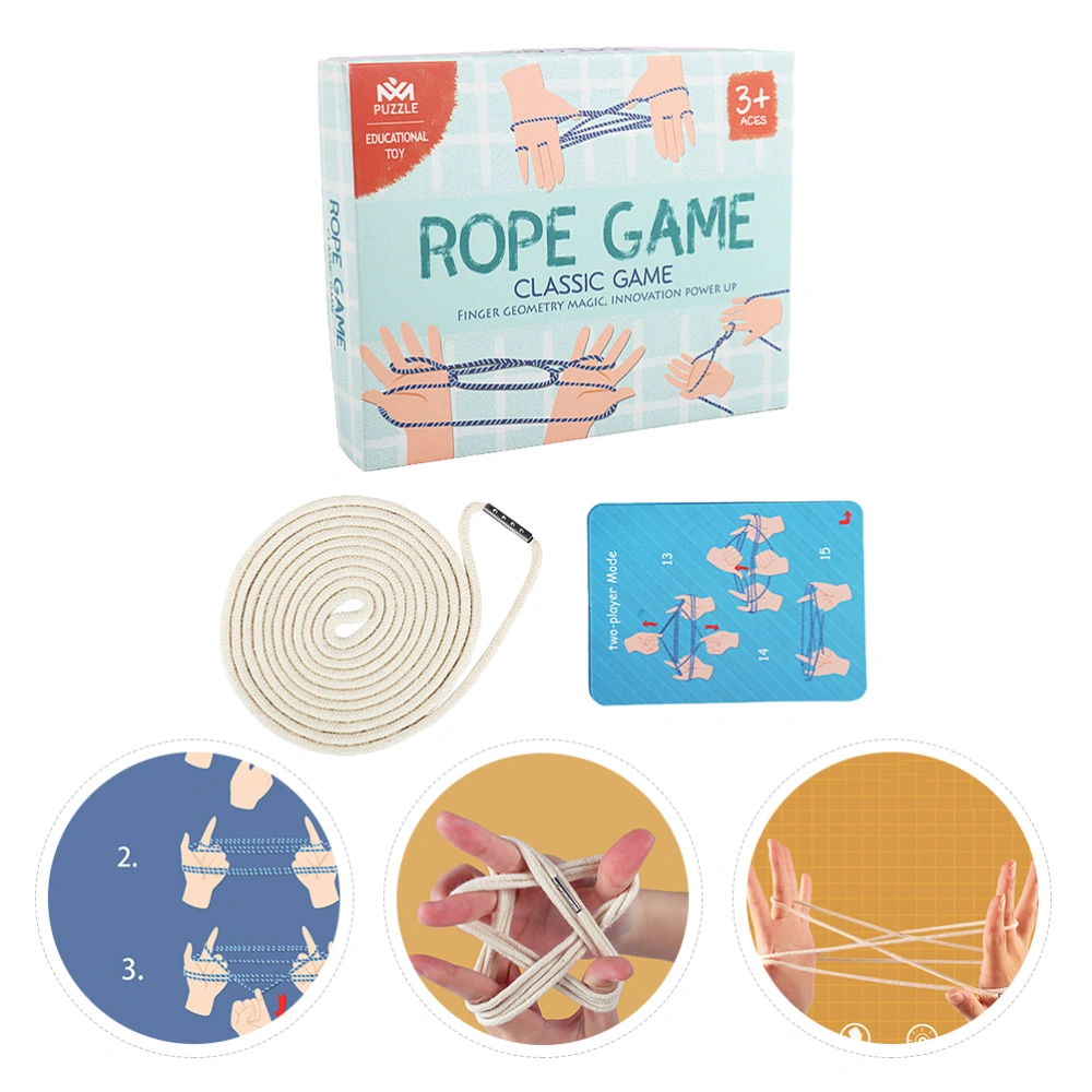 1 Set Cradle Rope Game Hand Game Finger Strings Cooperative Games Rope