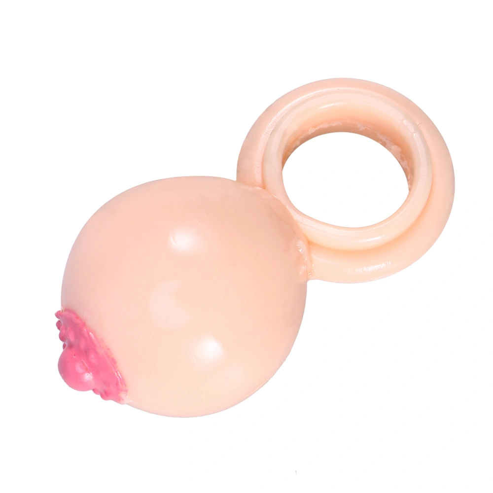 Novelty Latex Ring Boob Breast Shaped Rings Party Favors Naughty Accessories