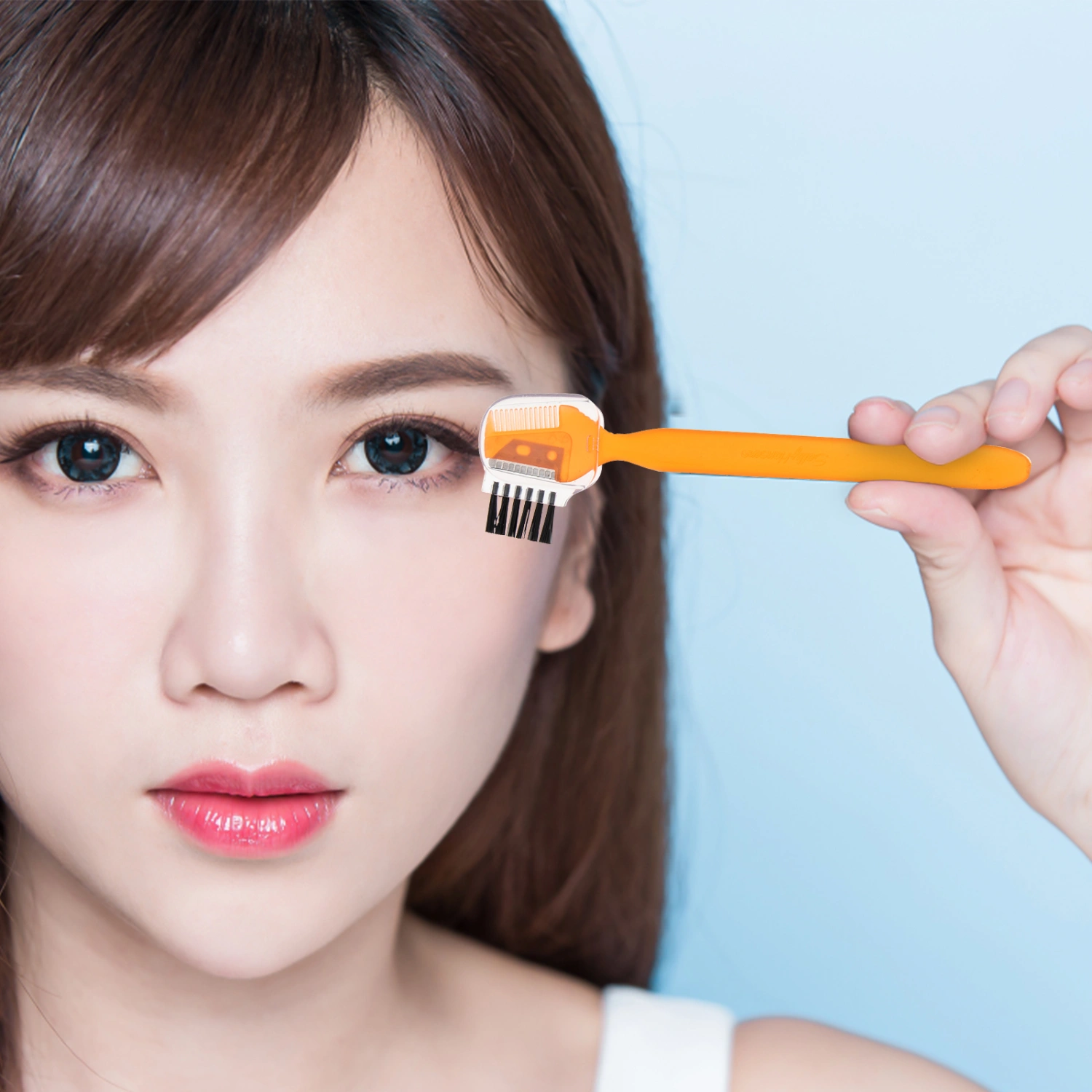 6pcs Brow Razor Eyebrow Trimmer Eyebrow Shaper with Brow Brush Eyebrow Comb