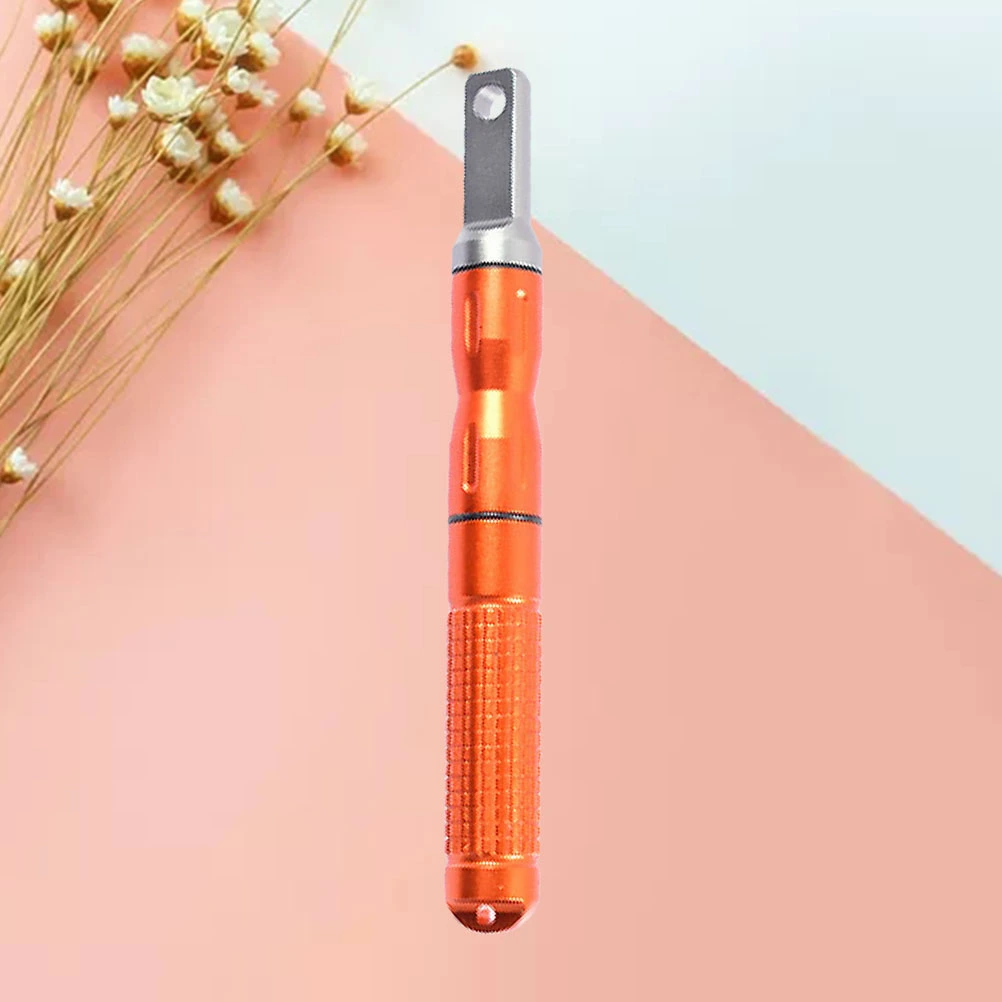 Outdoor Camping Survival Tools All Waterproof Outdoor Flint Spark Rod with Alloy (Orange + Flintstone)