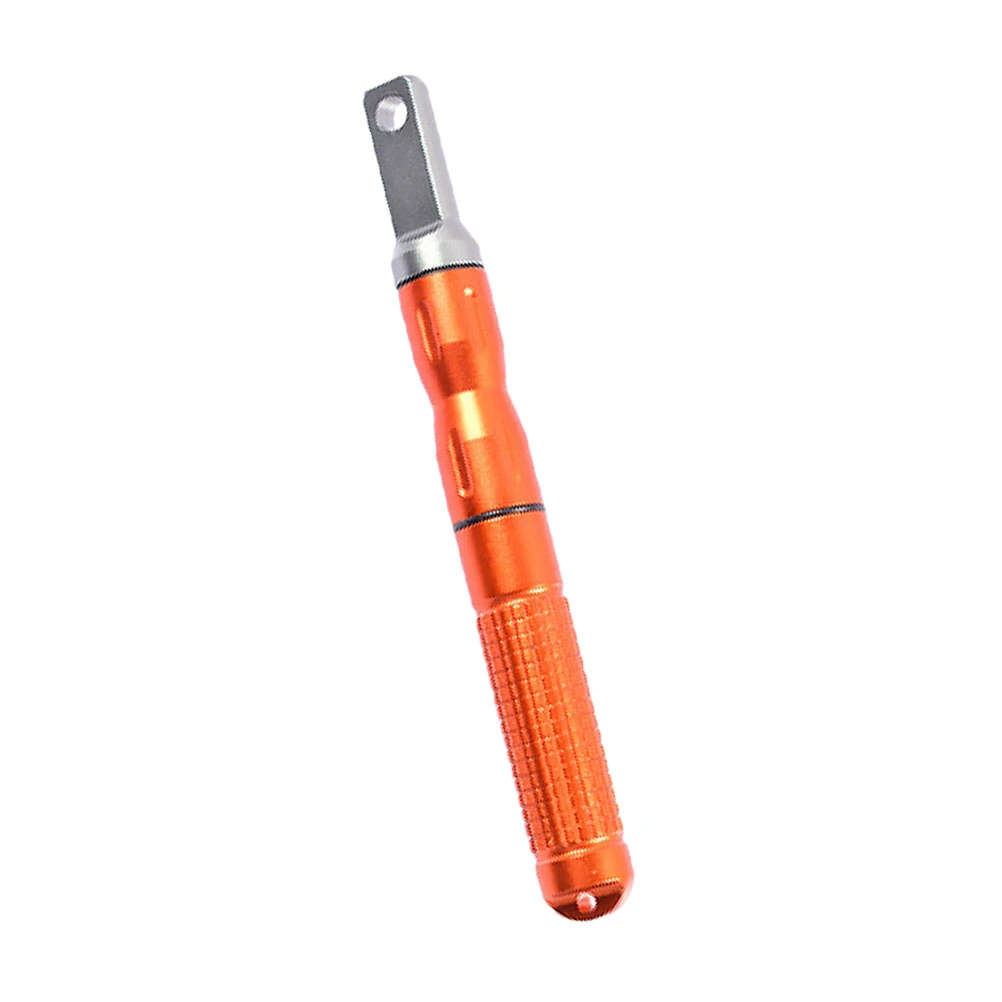 Outdoor Camping Survival Tools All Waterproof Outdoor Flint Spark Rod with Alloy (Orange + Flintstone)