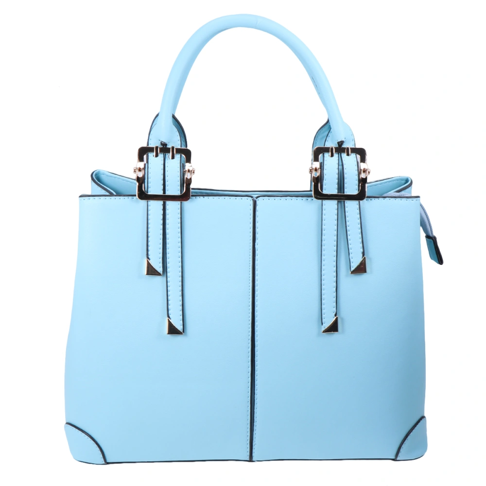 Fashionable Women Bag Single Shoulder Handbag Daily Handbag for Women Sky Blue