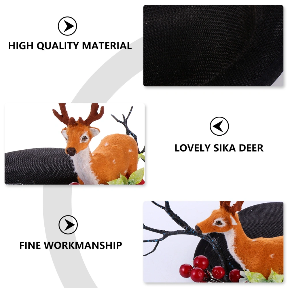 1PC Party Decor Sika Deer Christmas Halloween Hair Accessories