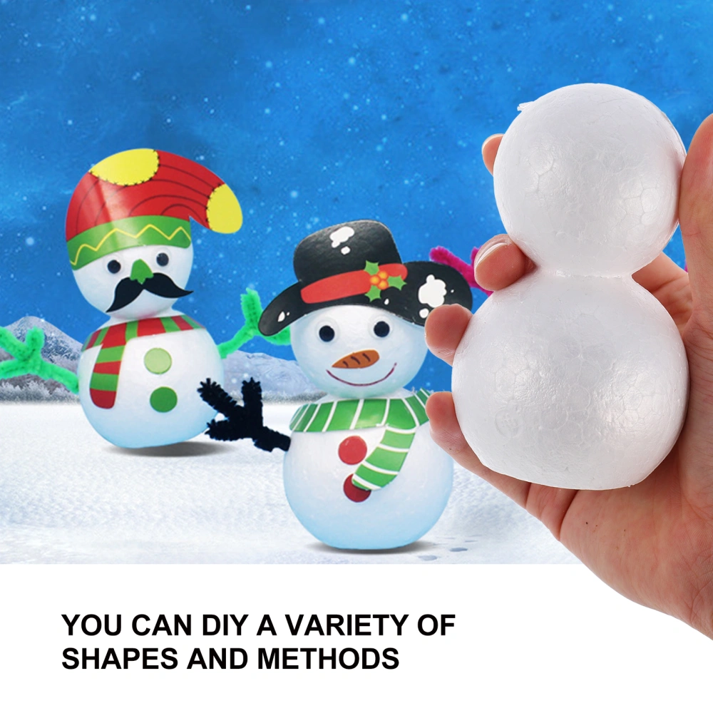 5PCS Snowman Crafts DIY Kit Christmas Crafting Kids Snowman Making Kit