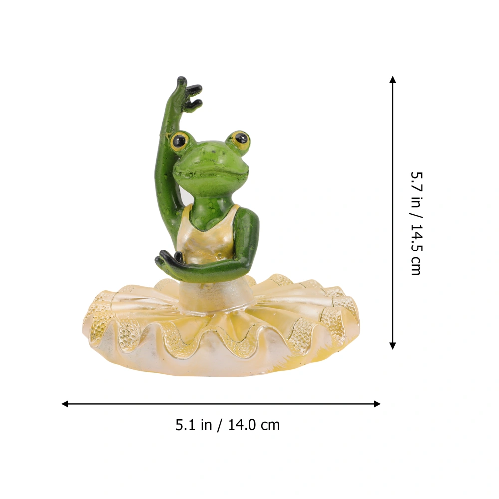 Creative Water Pool Floating Ornament Simulation Frogs Adornment for Garden