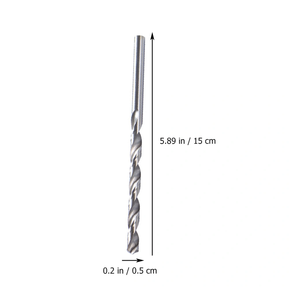 5pcs Durable High-speed Steel Twisting Drill Bit Useful Straight Shaft Drill Bit