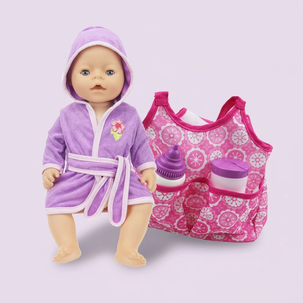 1Pc 18 Inches Portable Doll Toy Handbag Delicate Doll Pouch Toy Accessories (without Doll)