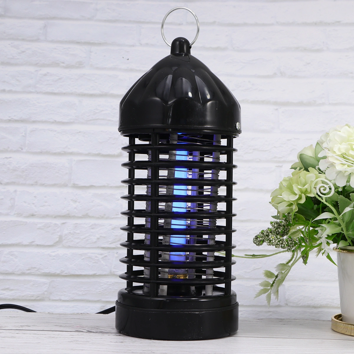 Photocatalyst Mosquito Killer Lamp Non-radiation Mosquito Zapper Fly Trap Insect Bug Killer Catcher with EU Plug (Black)