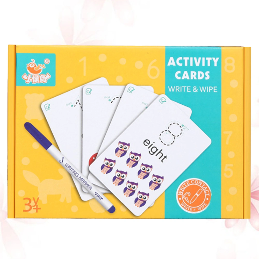 1 Set Children Early Learning Toy Educational Number Cards Funny Math Problems Cognition Memory Cards for Kids Children