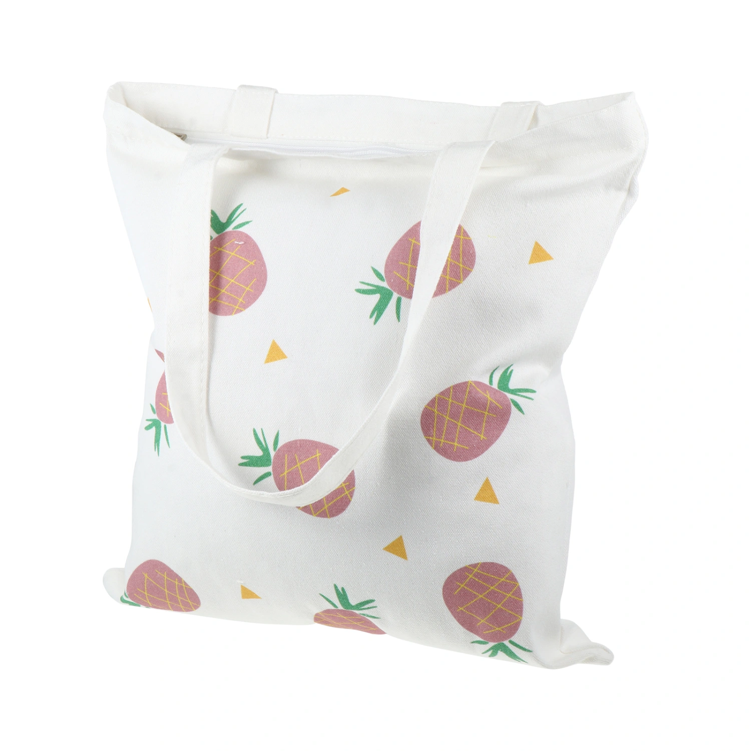1pc Fashion Canvas Tote Bag Portable Shoulder Bag Canvas Pouch for Lady Girls