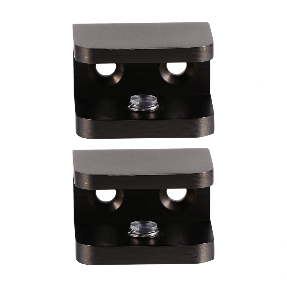 2pcs Glass Shelf Bracket Square Glass Holding Bracket For Staircase Handrail