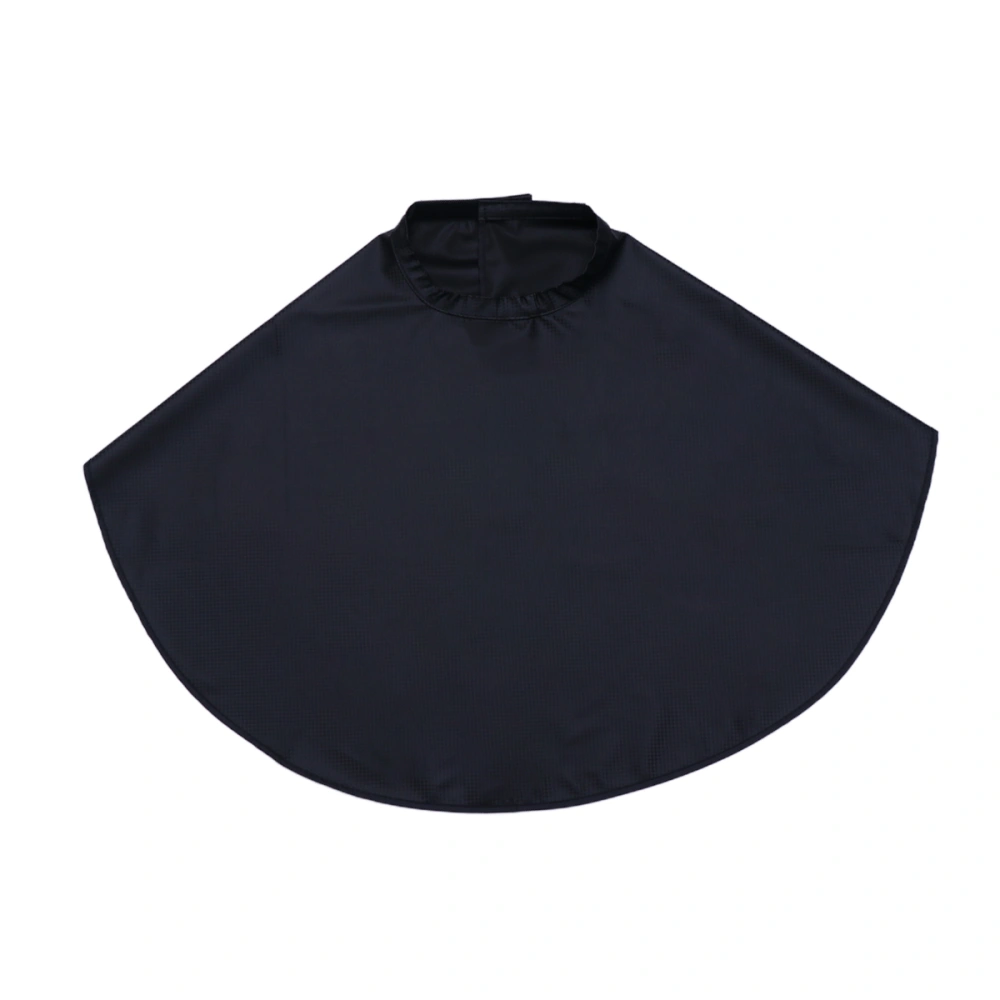 1pc Simple Hairdressing Cloth Short Hair Perming Cape Hair Oil Treatment Apron for Women Men Black