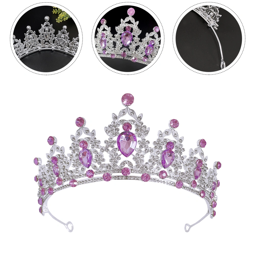 Bridal Wedding Tiara Crystal Crowns Tiara Wedding Headdress Birthday Headband Hair Accessory