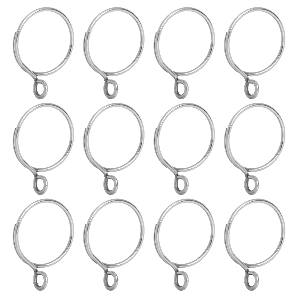 36pcs Curtain Hanging Rings Bathroom Curtain Tools Roman Curtain Circles