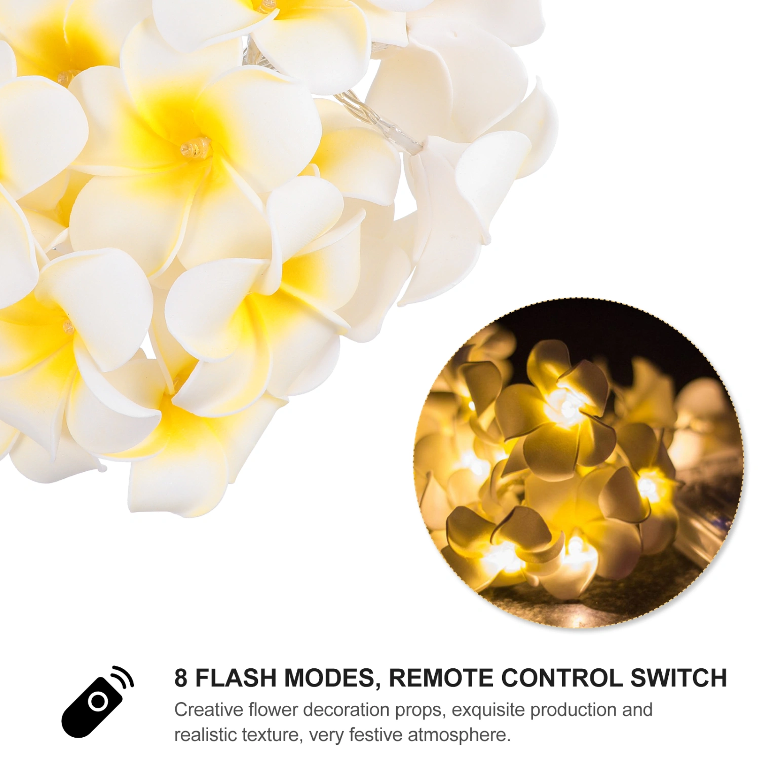 1Pc LED Lights Flashing Lights String Wedding Room Decoration Lights White