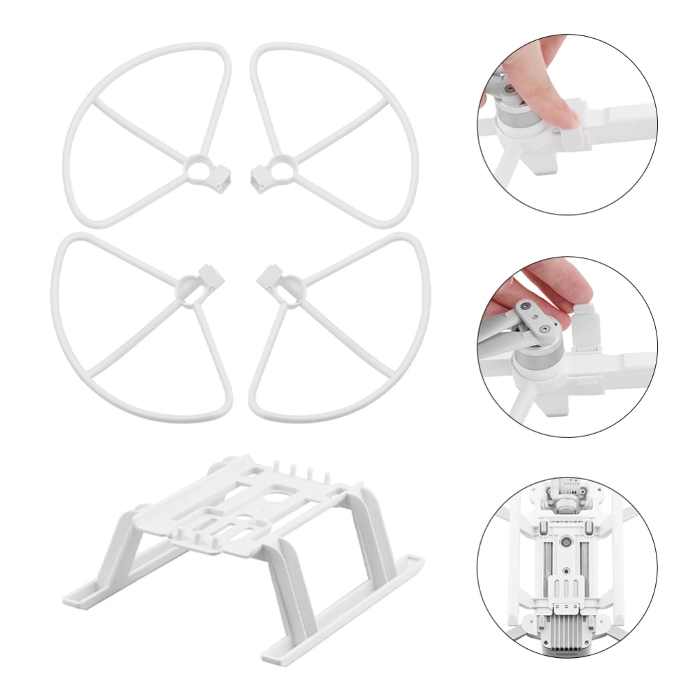 1 Set Drone Extended Landing Gear Propeller Guard Compatible with X8SE 2020