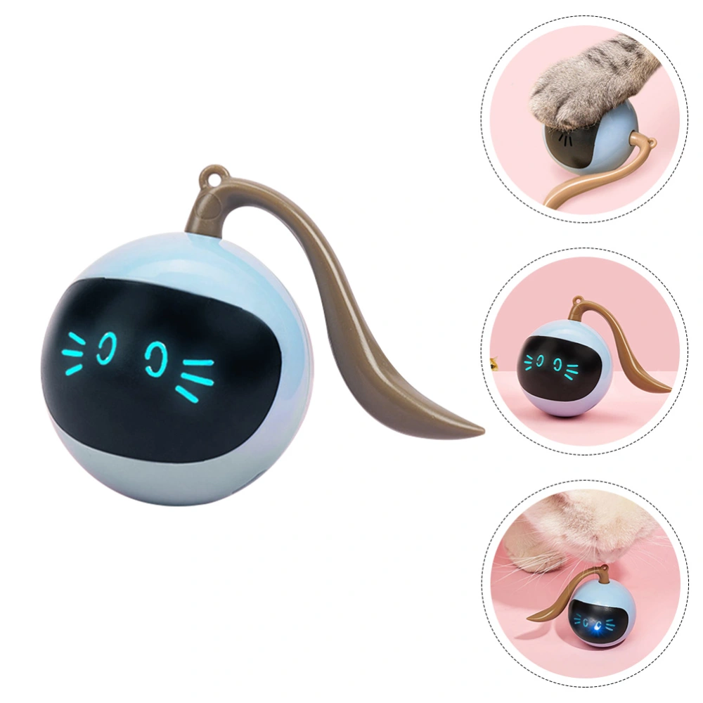 1 Set of Cat Teasing Toy Electric Interactive Ball for Pet Cat Adorable Kitten Plaything