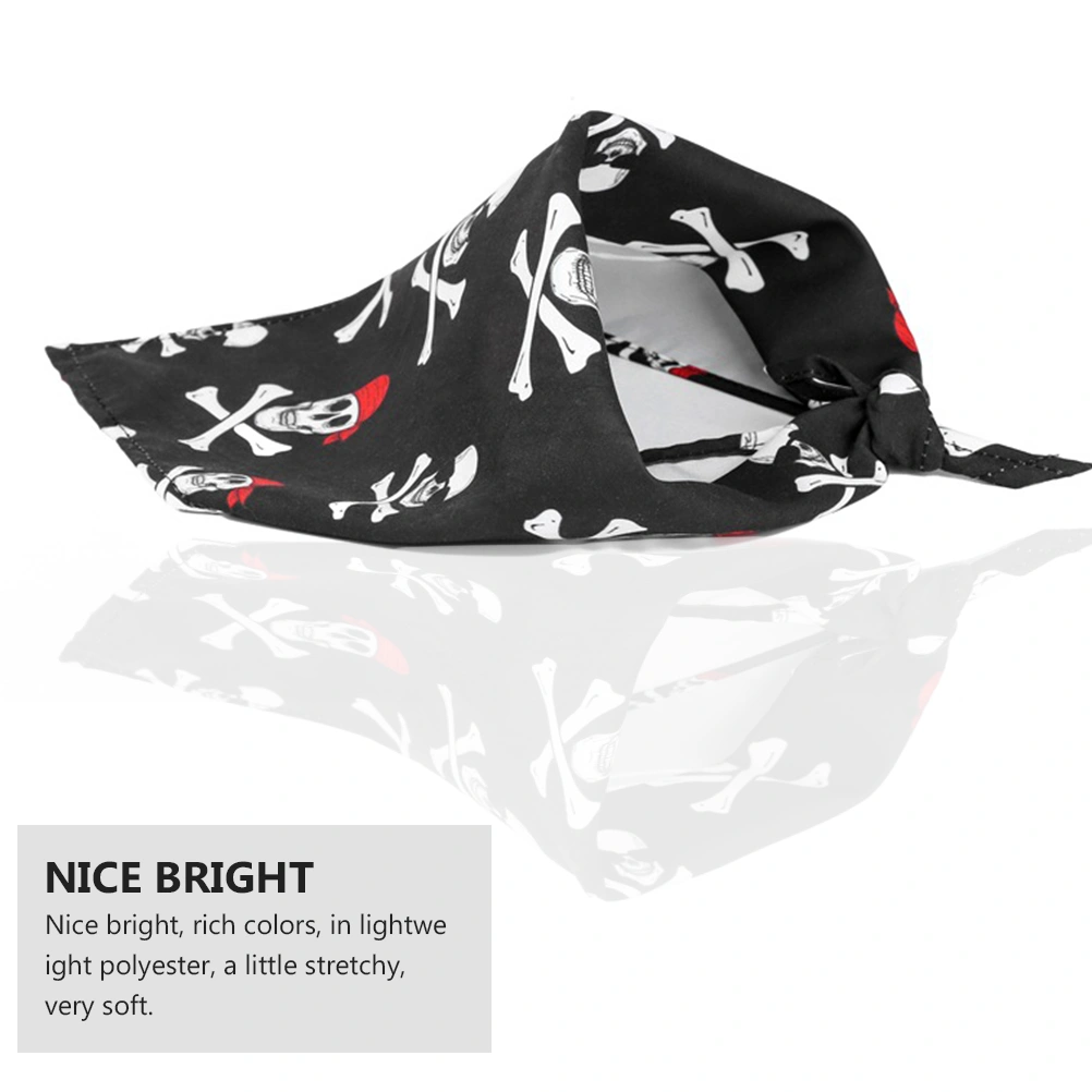 2pcs Pet Triangle Scarf Pet Bandana Collar Decor Dog Collar Bib for Halloween