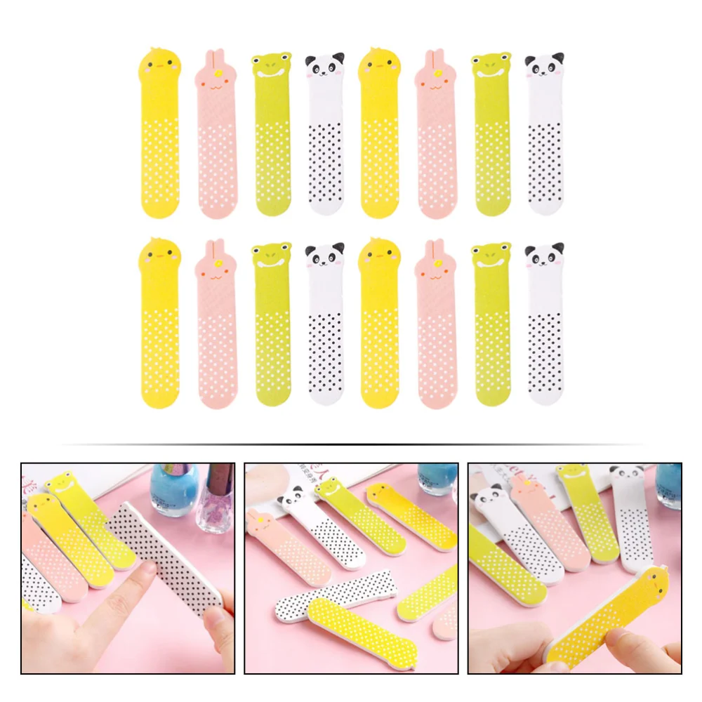 50PCS Lovely Animal Manicure Polishing Strip Child Nail File Nail Polishing Strip