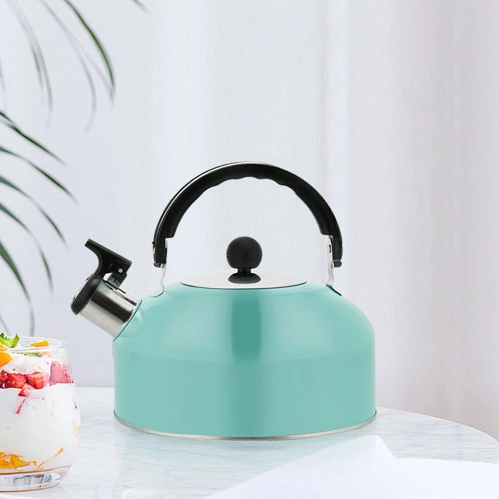 Flat Bottom Kettle Durable Teapot  Boiling Kettle Stainless Steel Tea Kettle