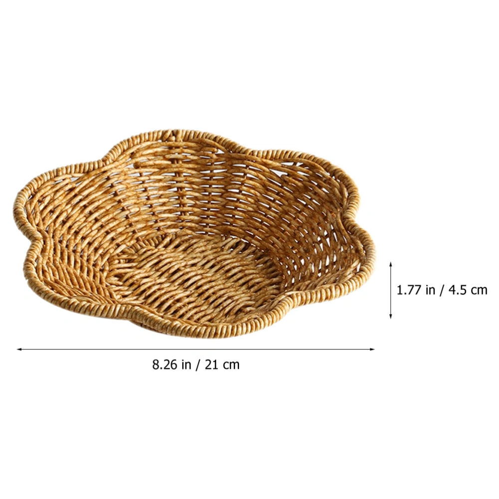 Bread Serving Basket Decorative Basket Countertop Basket Fruit Storage Basket