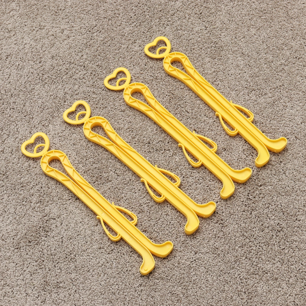 35cm Plastic Long Boots Shaper Stretcher Shoes Supporter Stand Holder Hanger - 4 pcs/set (Random Color)