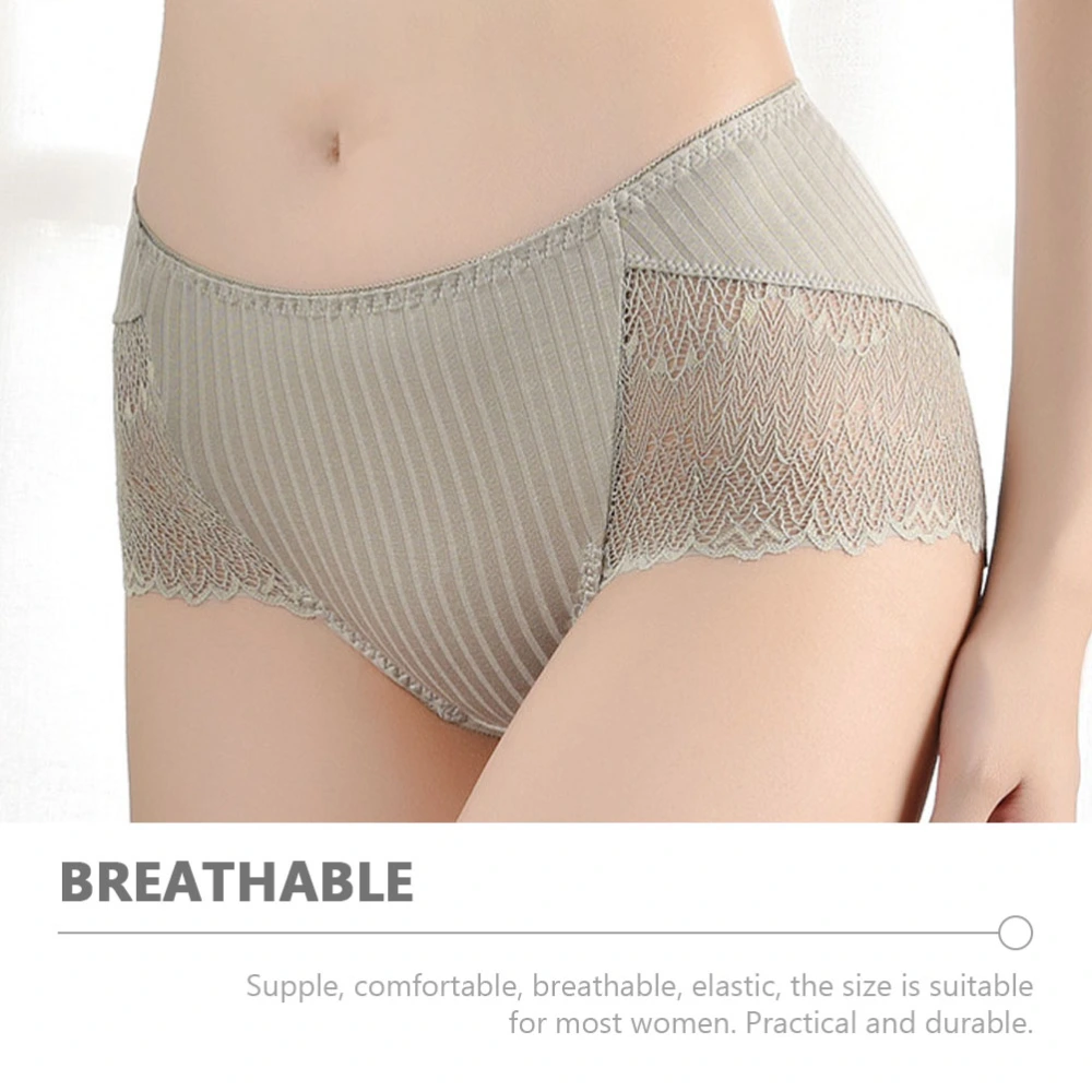 Breathable Underpants Brief Pantie for Women Girls Ladies Pure Cotton Underpants