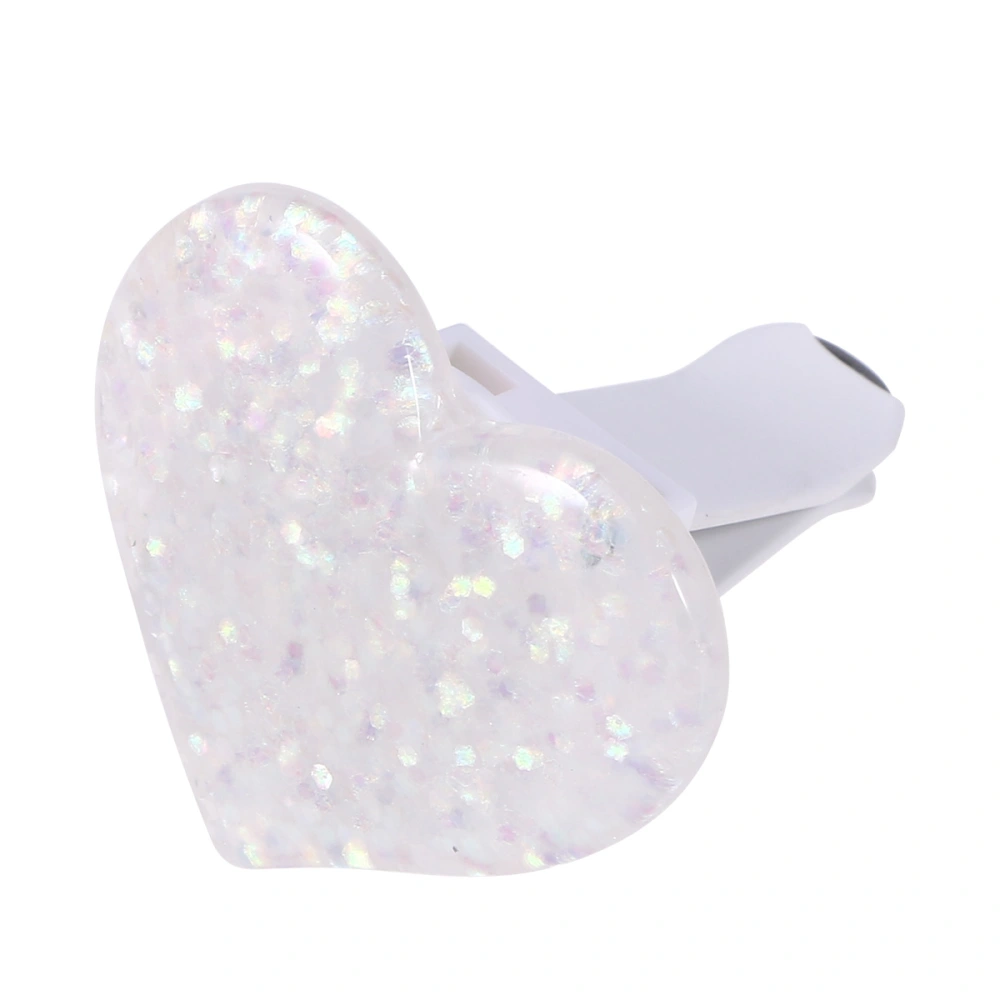 Shining Love Perfume Clip Car Air Outlet Perfume Clip Air Freshener Diffuser Pearl White