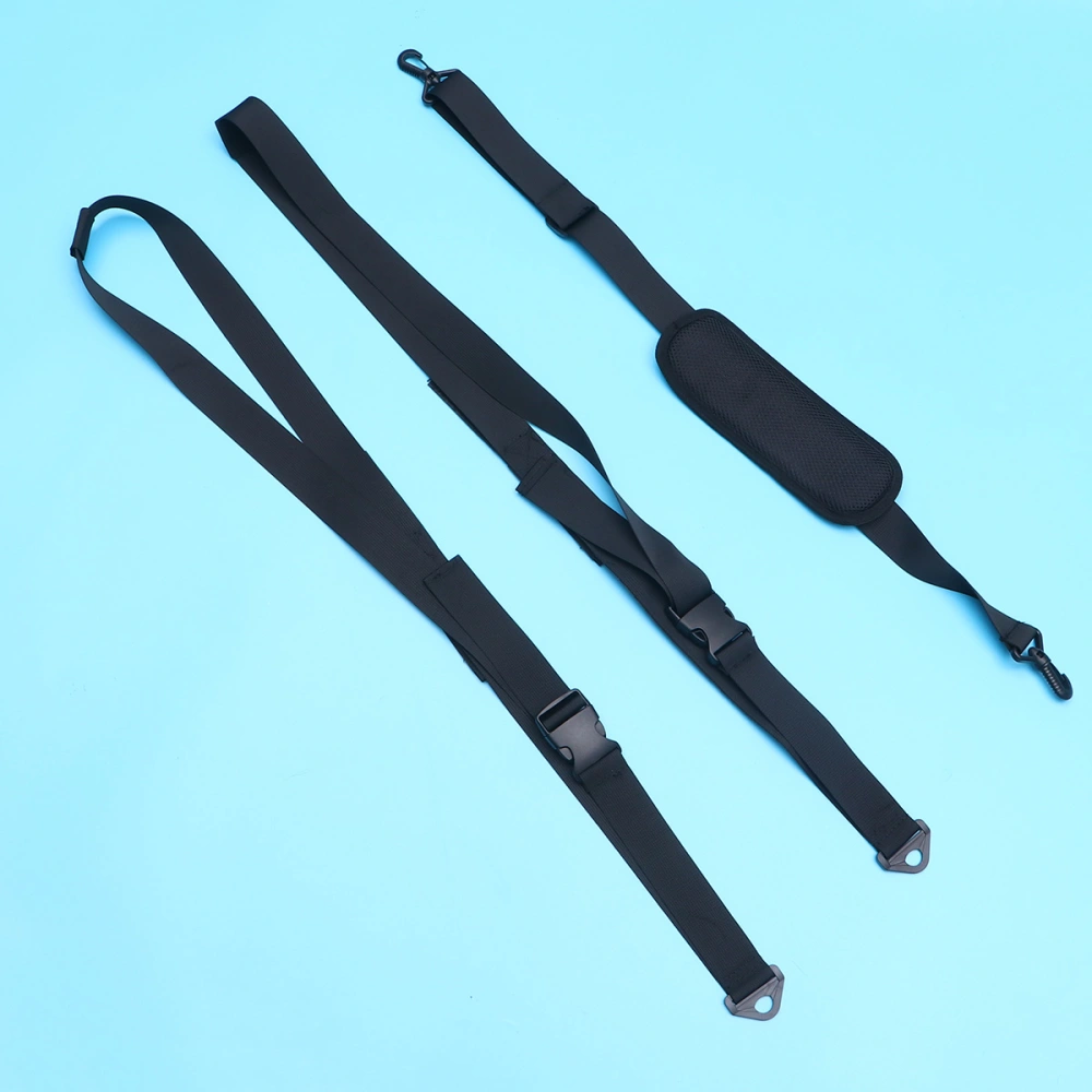 1 Set Wide Adjustable Strap Anti-skid Hook Paddle Board Surfboard  Replacement Straps Accessories for Outdoor (Black)