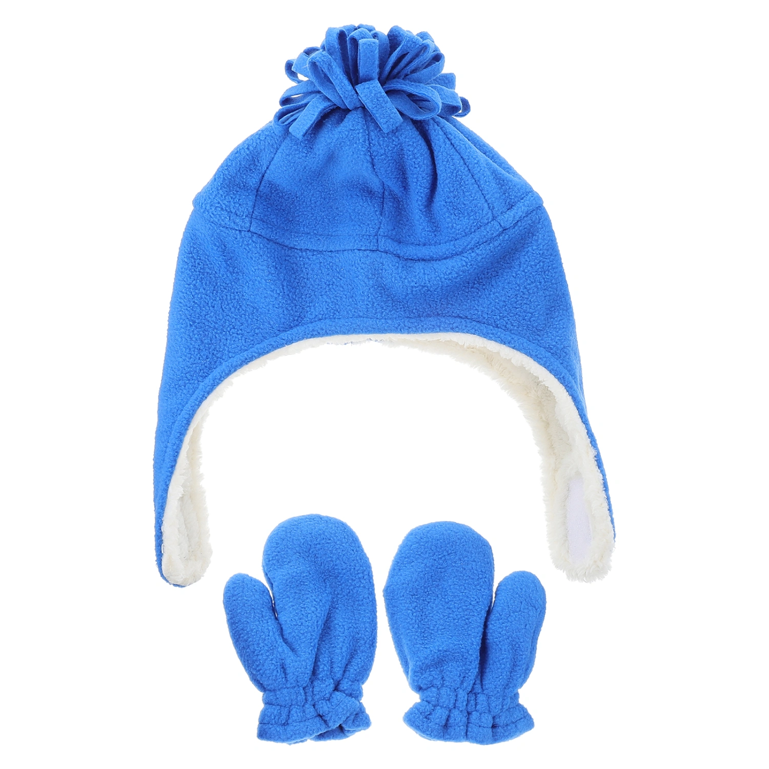 1 Set Trooper Hat Trapper Hat for Baby Newborn Ear Flap Caps Infant Snow Gloves