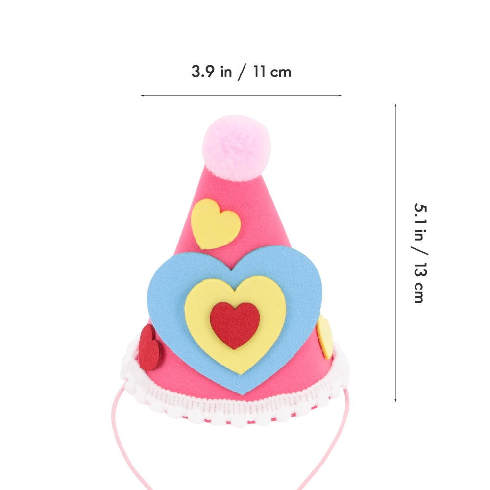 Birthday Hat Love Heart Party Hat Birthday Party Hat for Kids Adults Party Favor