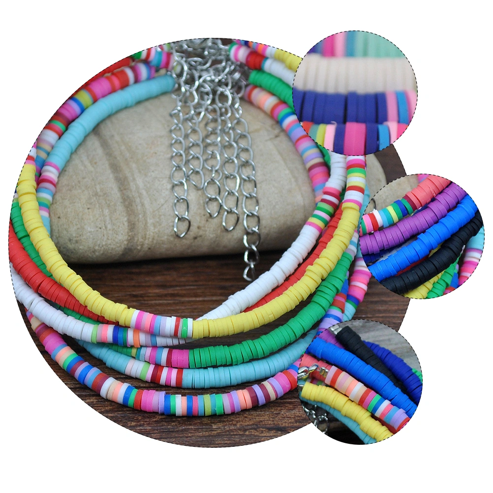 1Pc Bohemian Anklets Polymer Clay Anklets Foot Chain Ankle Jewelry for Girls