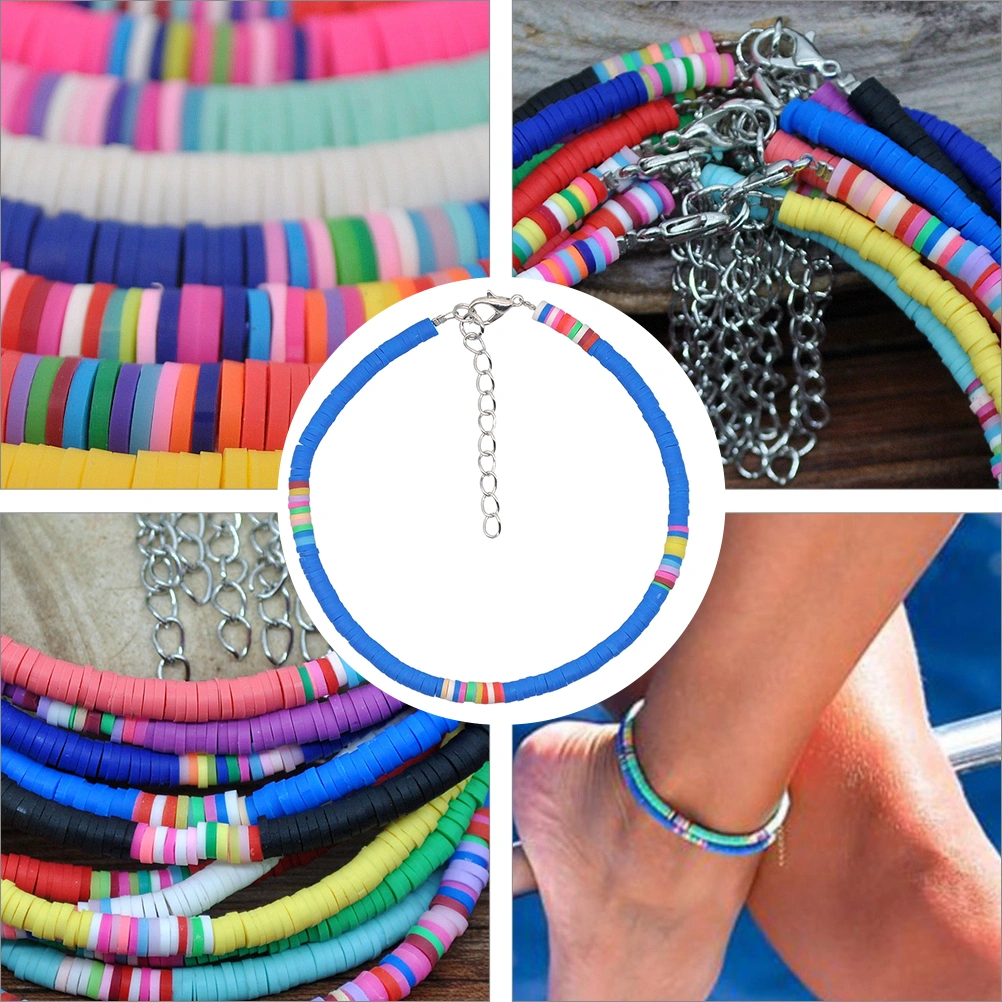 1Pc Bohemian Anklets Polymer Clay Anklets Foot Chain Ankle Jewelry for Girls