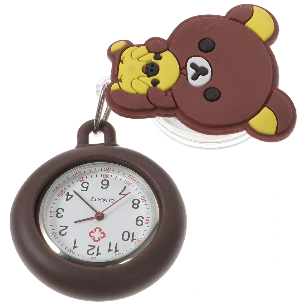 Retractable Nurse Watch Hanging Watch Cartoon Pocket Watch Quartz Watch