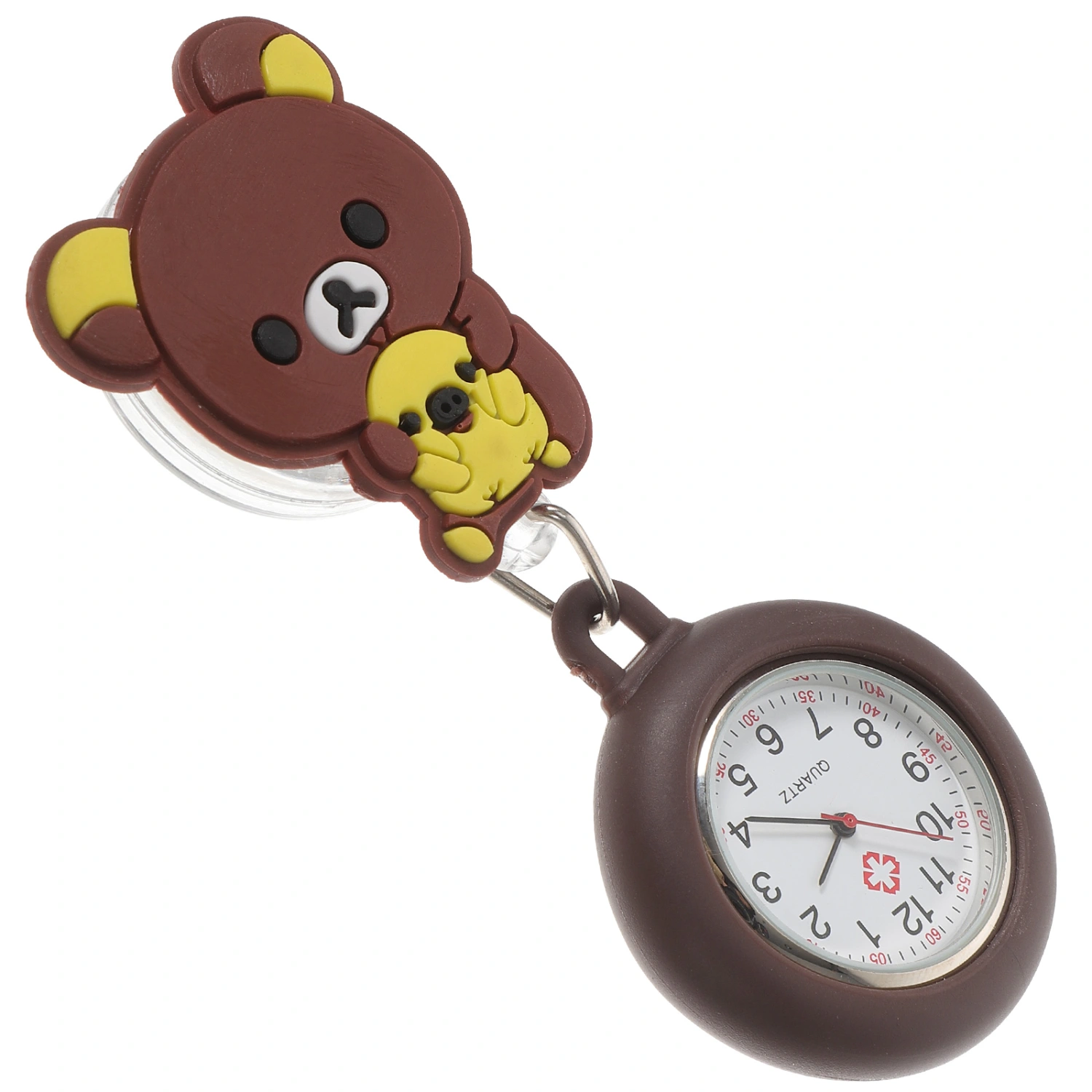 Retractable Nurse Watch Hanging Watch Cartoon Pocket Watch Quartz Watch