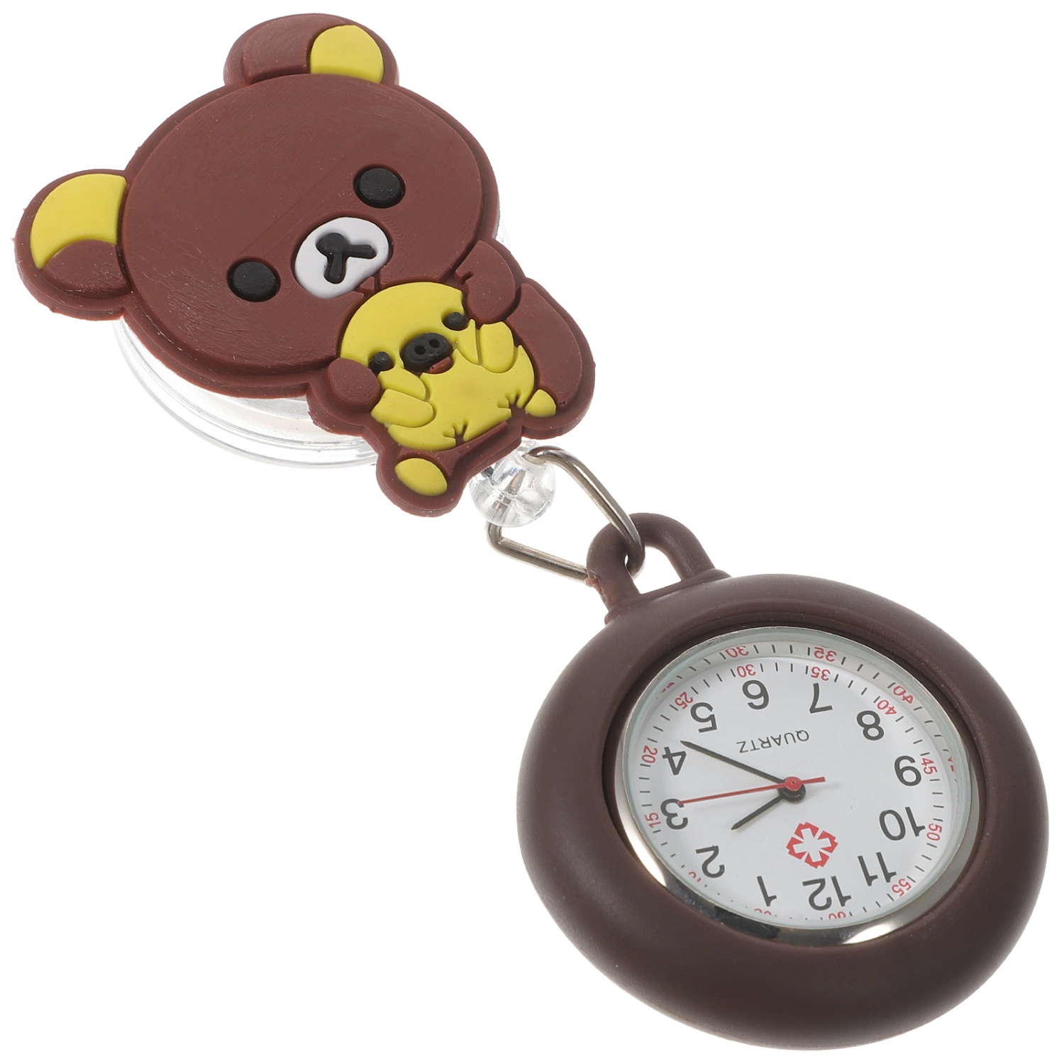Retractable Nurse Watch Hanging Watch Cartoon Pocket Watch Quartz Watch