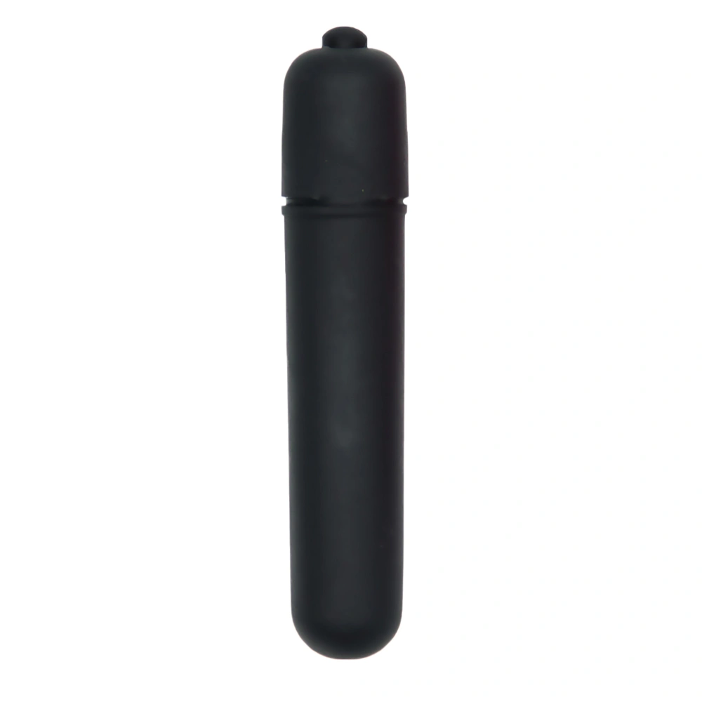 Mini Round Bullet Head 10 Frequency Vibration Bar With Vibrator Accessories Without Battery Black