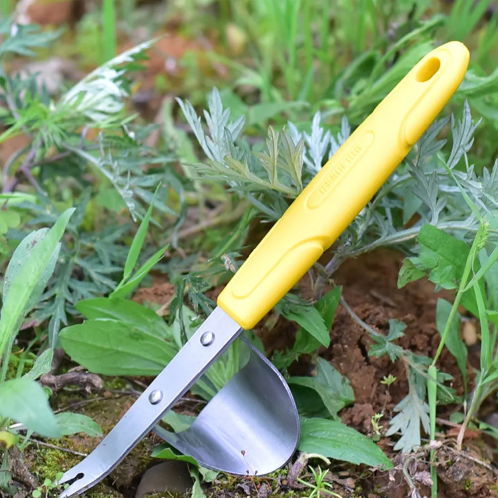 1pc Stainless Steel Weeder Weed Puller Manual Weeder Hand Tool for Garden Yard