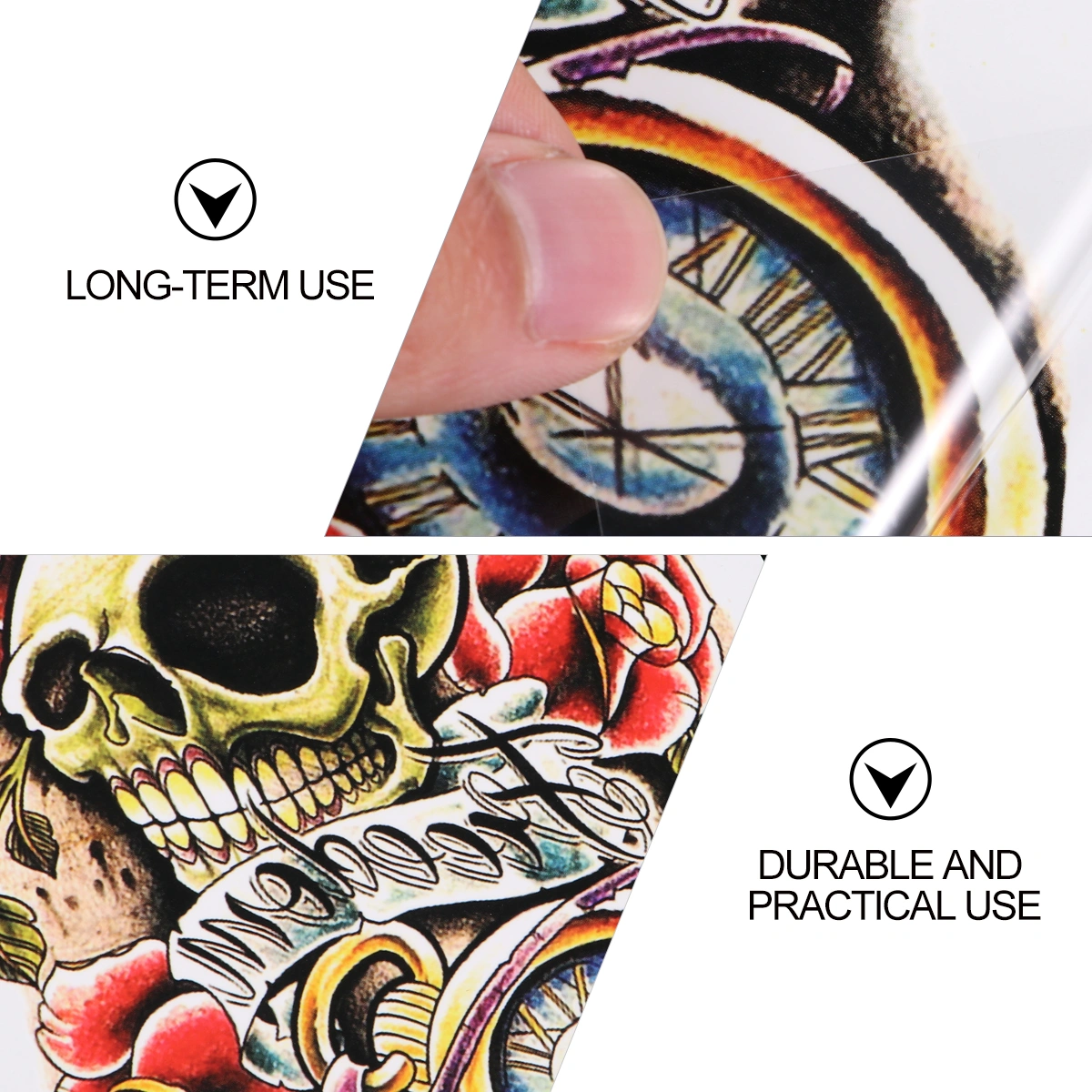 42 Sheets Temporary Sticker Body Arm Art Fake Sticker Decal