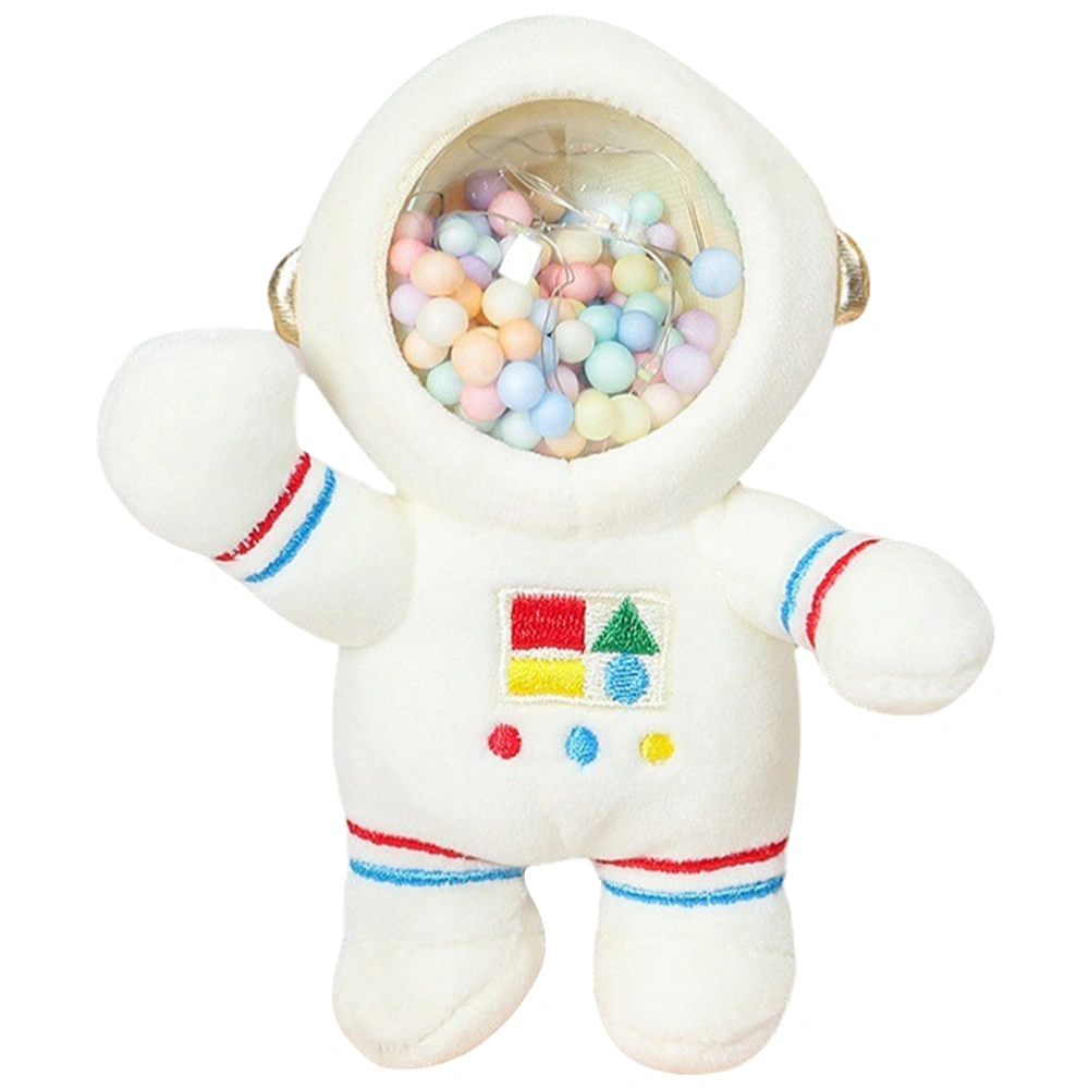 Cartoon Astronaut Plush Keychain Decorative Plush Spaceman Pendant Hanging Keychain Ornament