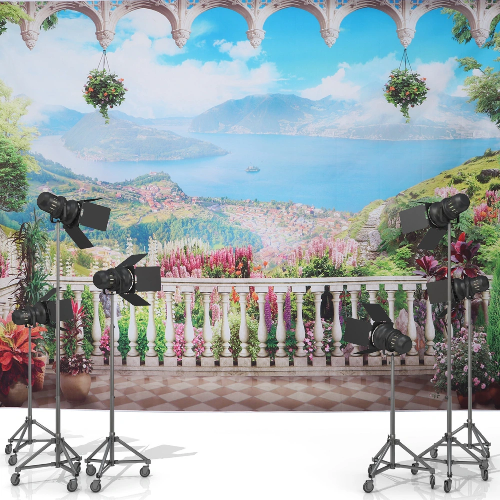 Wedding Backdrop Dreamy World Balcony Backdrop Valentine's Day Photo Background