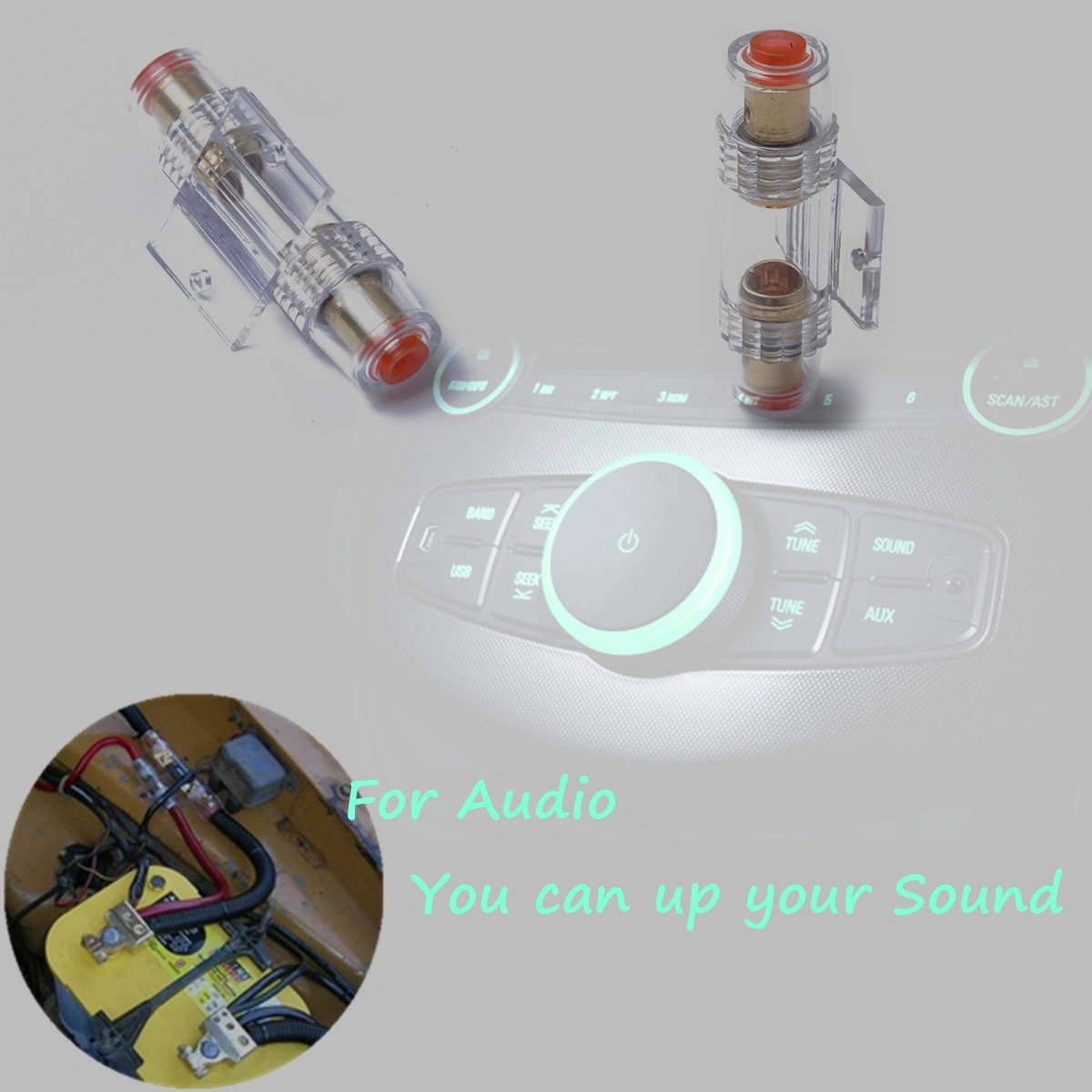 Car AGU Fuse Holder Auto Car Protection Fuse Holders Accessory Tool for Car Audio Alarm Amplifier Compressors
