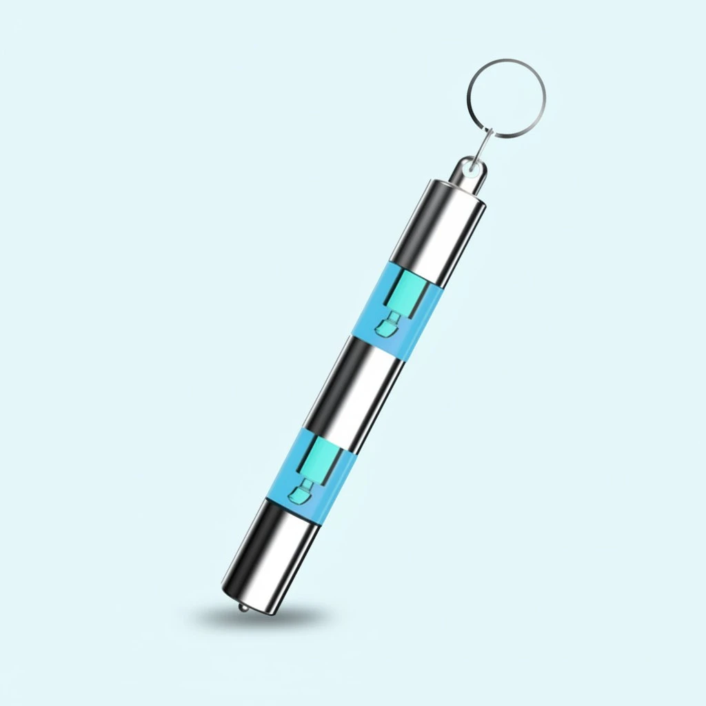 Aluminium Alloy Keychain Anti-static Quick Static Release Keychain (Random Color)