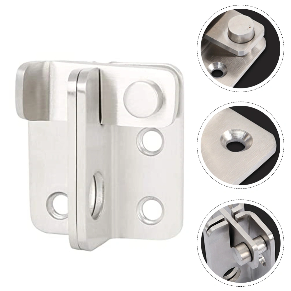 2 Sets Stainless Steel Sliding Latch Durable Gate Latch Safety Door Lock